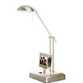 Polished Silver Digital Photo Floor Lamp